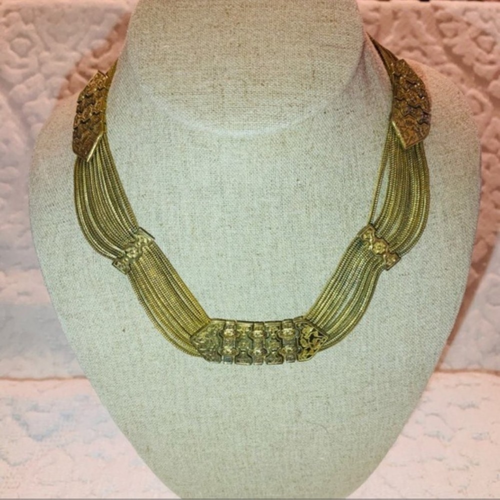 Vintage | Necklace | Turkish Vintage Gold Plated Chain Necklace
